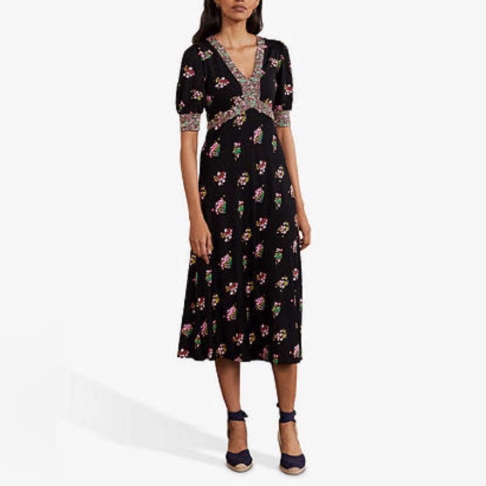 WORN TWICE. Boden Eva Jersey midi dress. Size 6P